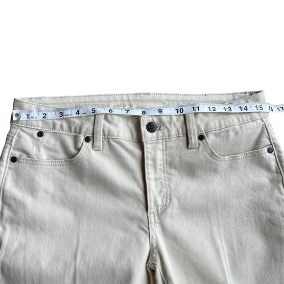 TALBOTS signature ankle Women’s size 6 cream off-white crop - Picture 8 of 9